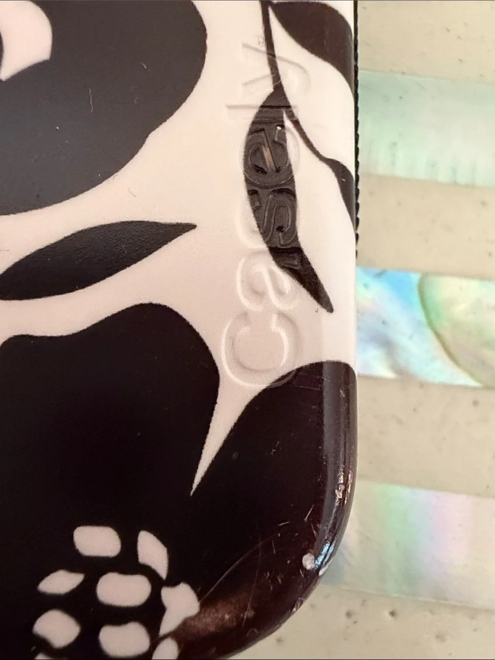 Casely Black & White Floral Phone Case - Compatible iPhone Protective Cover